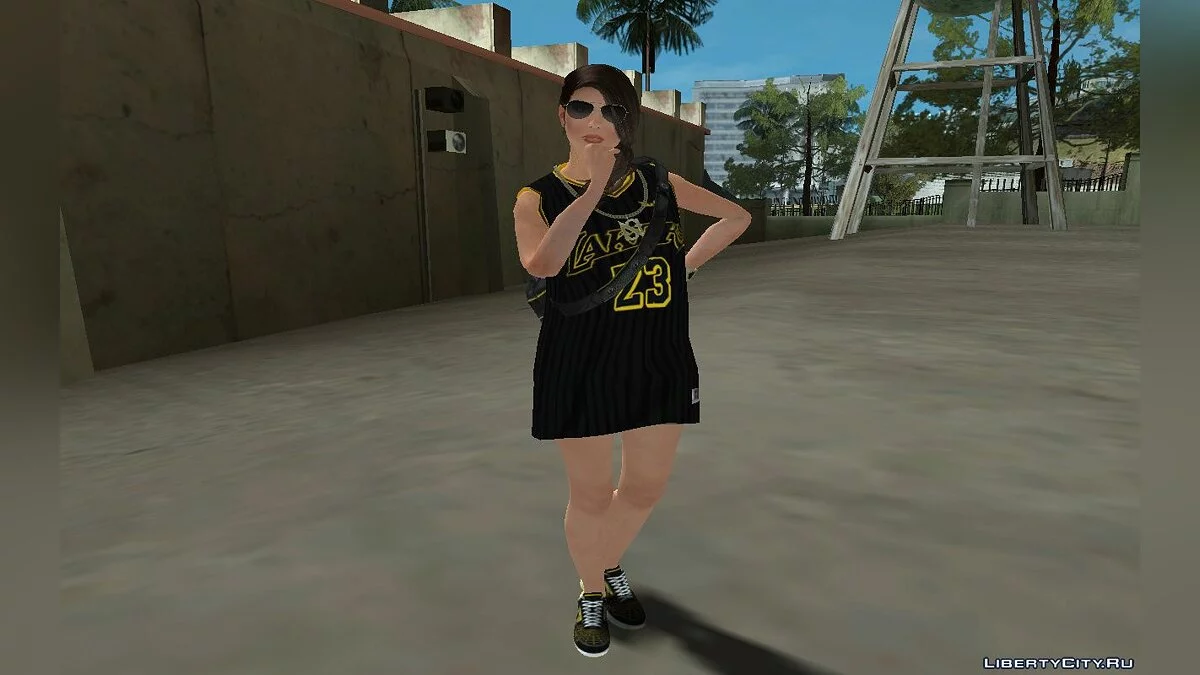 Лара Крофт из Tomb Raider / GTA San Andreas
