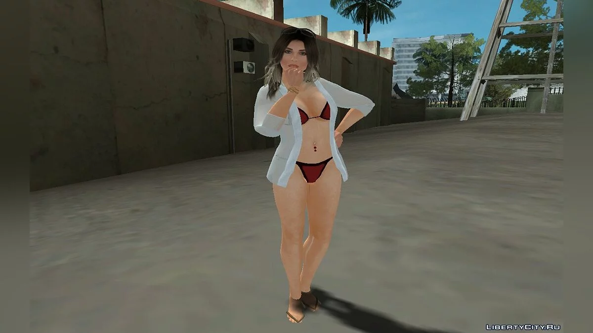 Лара Крофт из Tomb Raider / GTA San Andreas