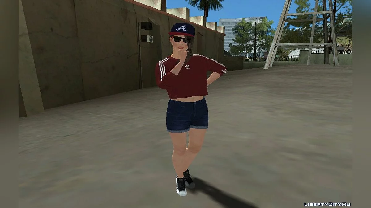 Лара Крофт из Tomb Raider / GTA San Andreas