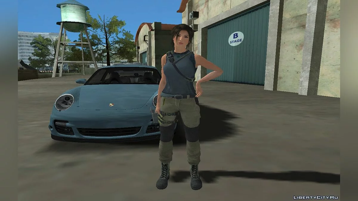 Лара Крофт из Tomb Raider / GTA San Andreas