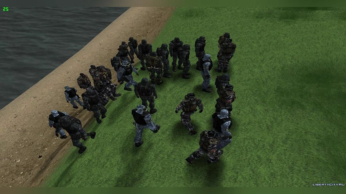 Российский спецназ из S.T.A.L.K.E.R / GTA San Andreas
