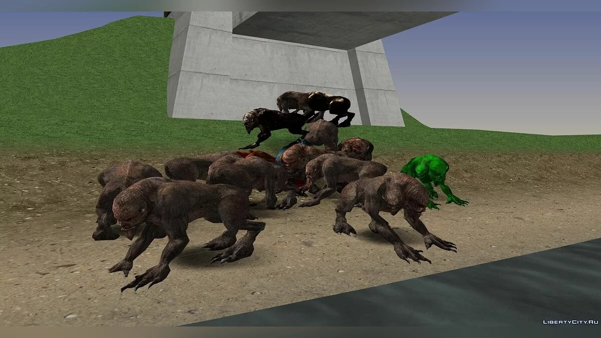 Все виды химер из S.T.A.L.K.E.R / GTA San Andreas