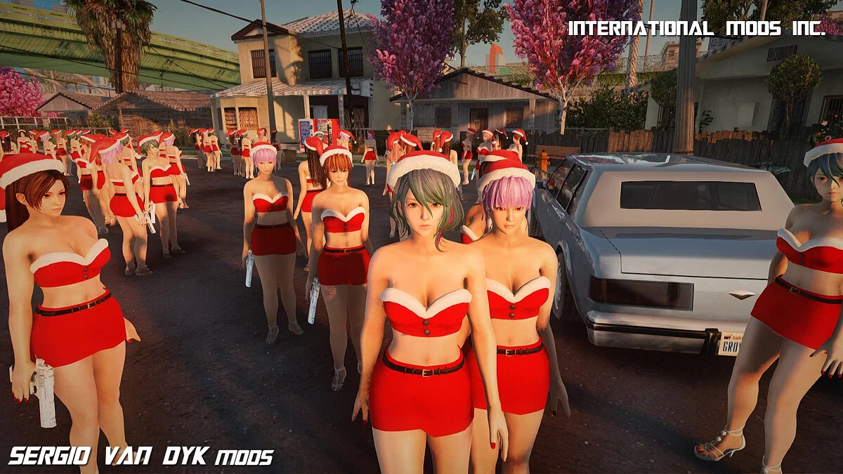 Dead or Alive Рождественская коллекция Mega Pack / GTA San Andreas