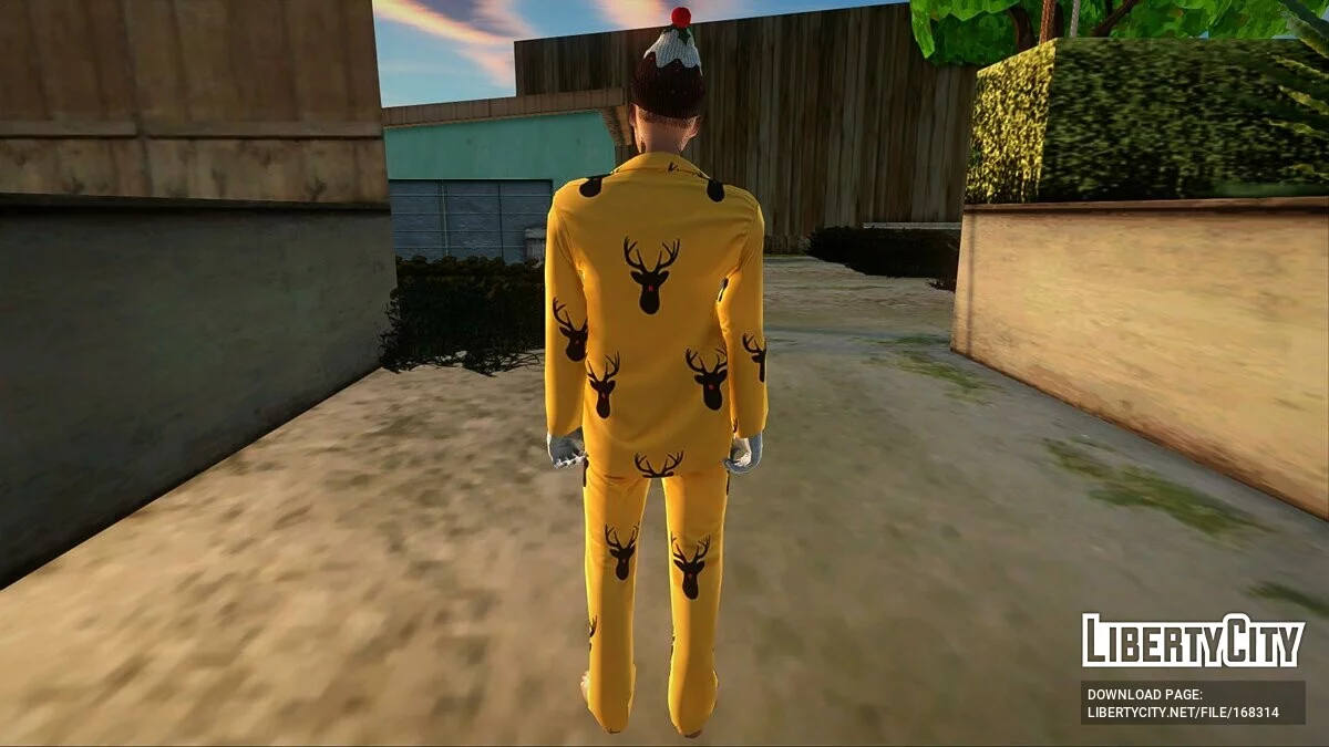 Рождественские скины из GTA Online / GTA San Andreas