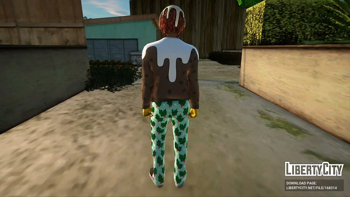 Рождественские скины из GTA Online / GTA San Andreas