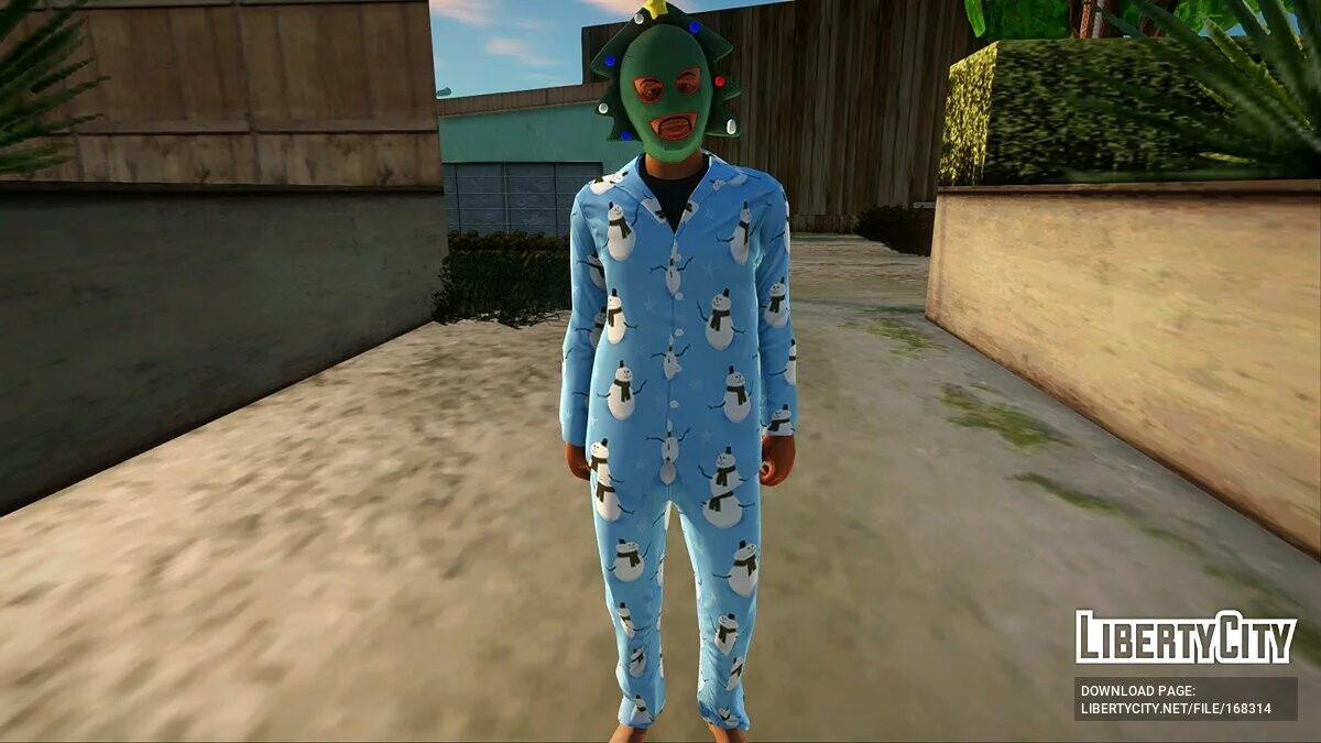 Рождественские скины из GTA Online / GTA San Andreas
