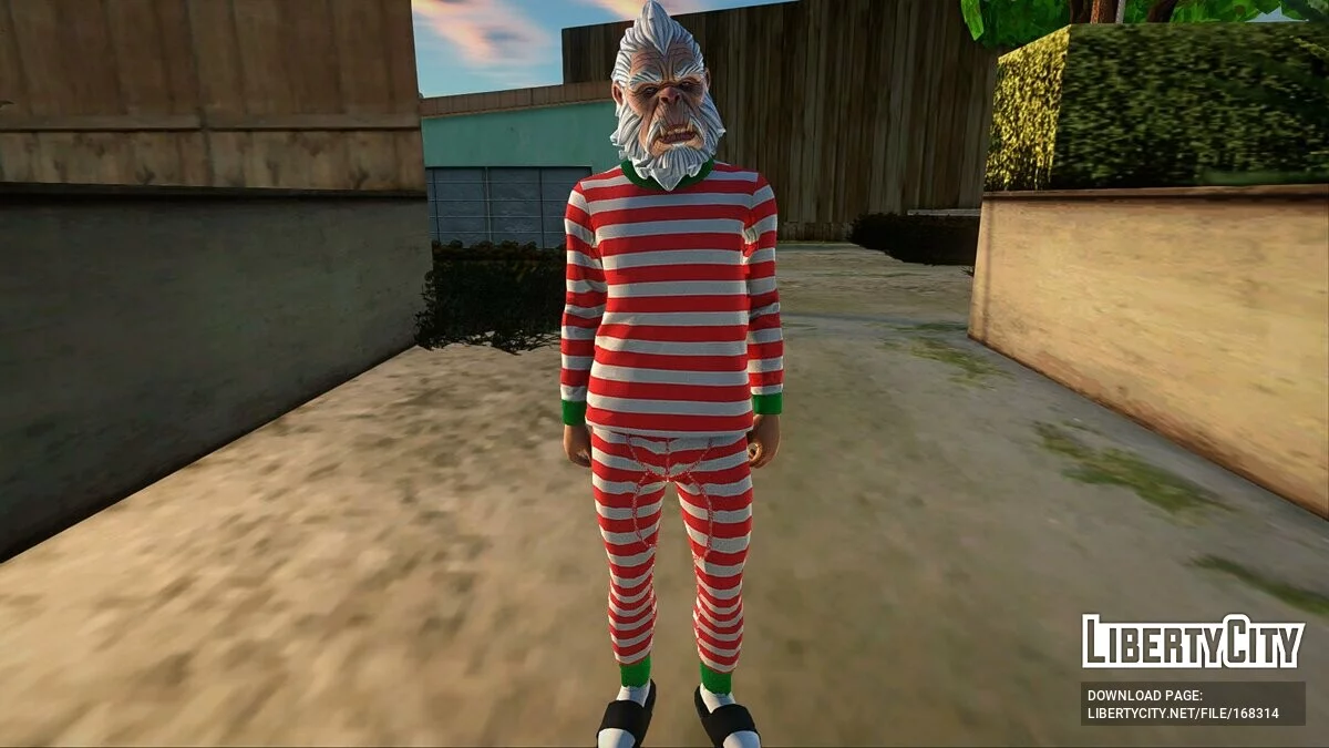 Рождественские скины из GTA Online / GTA San Andreas