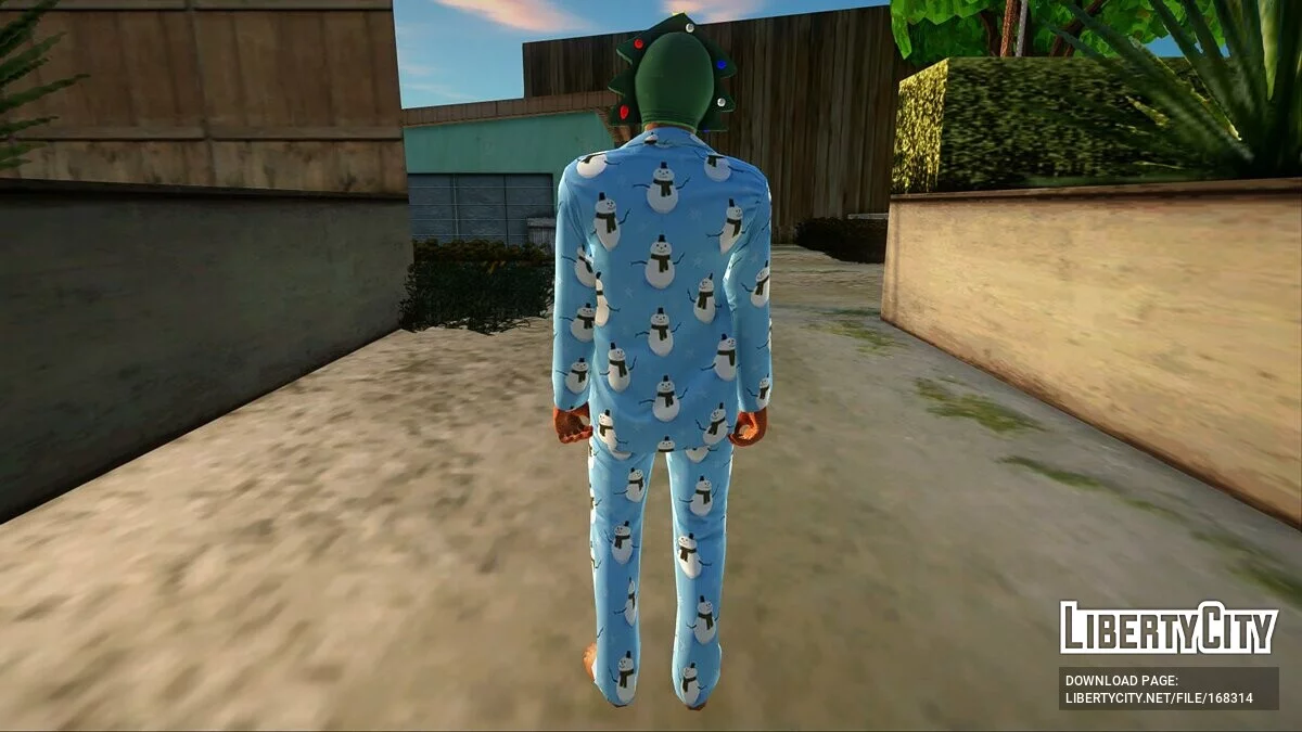 Рождественские скины из GTA Online / GTA San Andreas