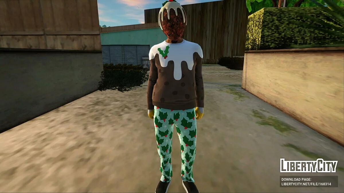 Рождественские скины из GTA Online / GTA San Andreas