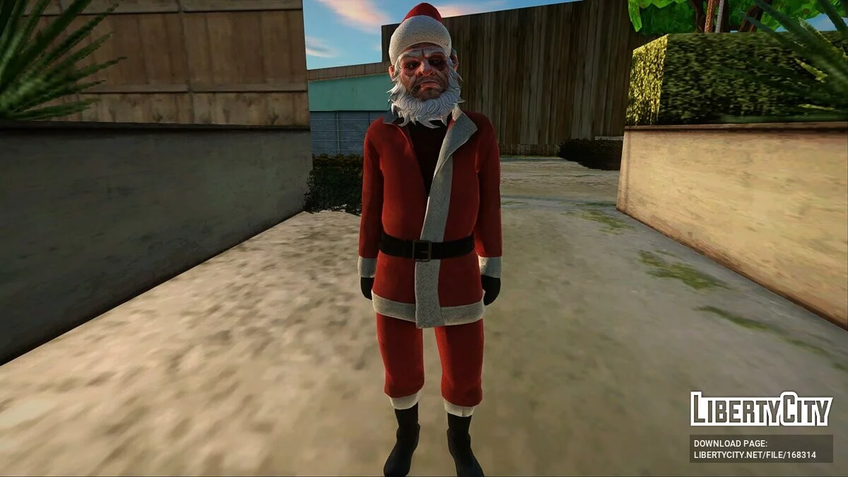 Рождественские скины из GTA Online / GTA San Andreas
