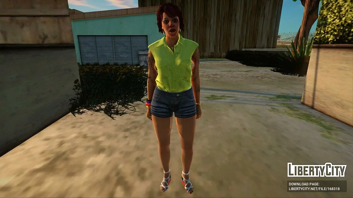 Скины персонажей из GTA 5 / GTA San Andreas