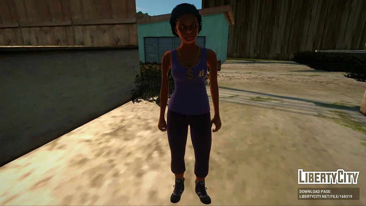 Женские скины бандиток из GTA 5 / GTA San Andreas