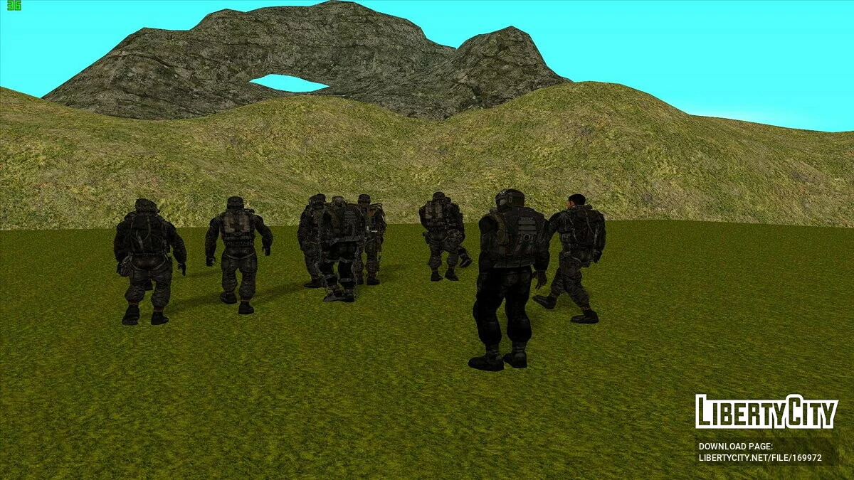 Группировка «Ближний Круг» из S.T.A.L.K.E.R / GTA San Andreas
