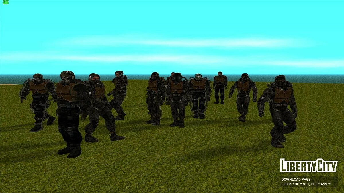 Группировка «Ближний Круг» из S.T.A.L.K.E.R / GTA San Andreas