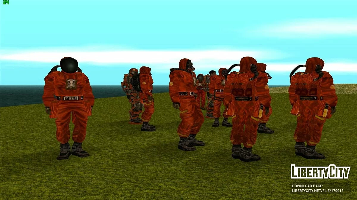 Группировка «Янтарь» из S.T.A.L.K.E.R / GTA San Andreas