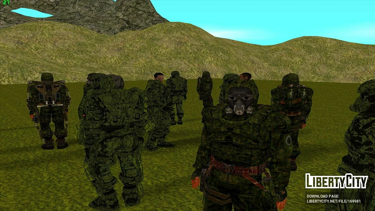 Группировка «Хантеры» из S.T.A.L.K.E.R / GTA San Andreas