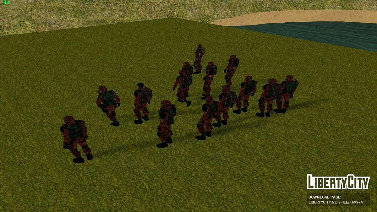 Группировка «Новый Союз» из S.T.A.L.K.E.R / GTA San Andreas