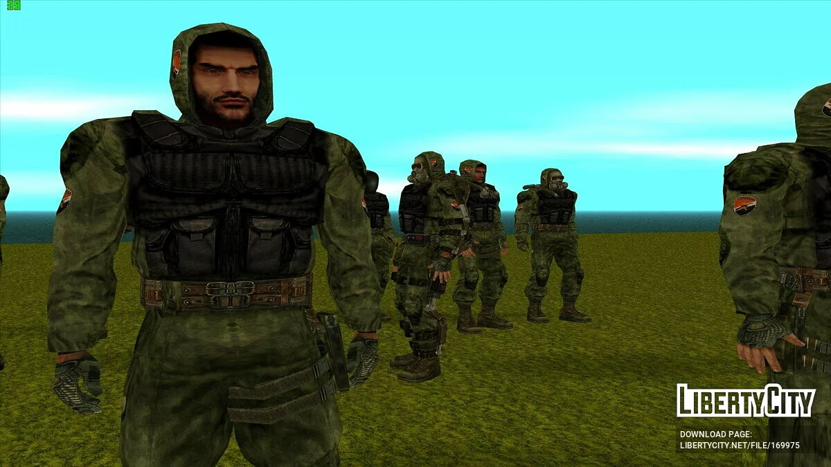 Группировка «Партизаны» из S.T.A.L.K.E.R / GTA San Andreas