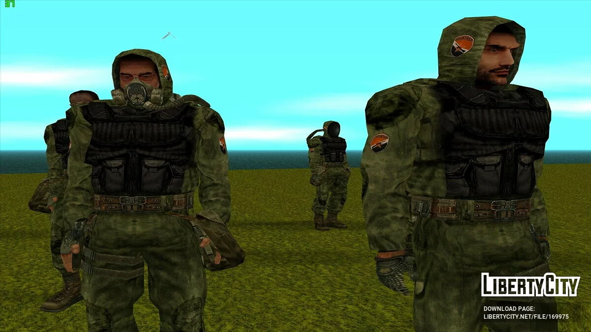 Группировка «Партизаны» из S.T.A.L.K.E.R / GTA San Andreas