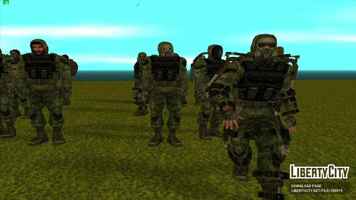 Группировка «Партизаны» из S.T.A.L.K.E.R / GTA San Andreas