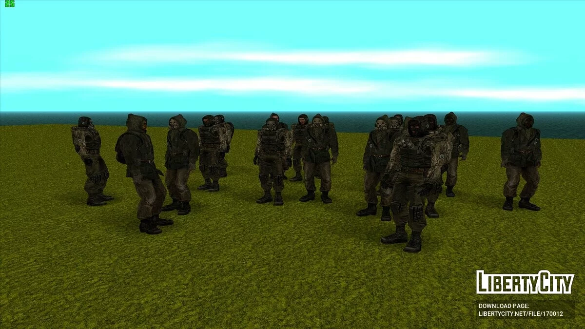 Группировка «Пилигримы» из S.T.A.L.K.E.R / GTA San Andreas