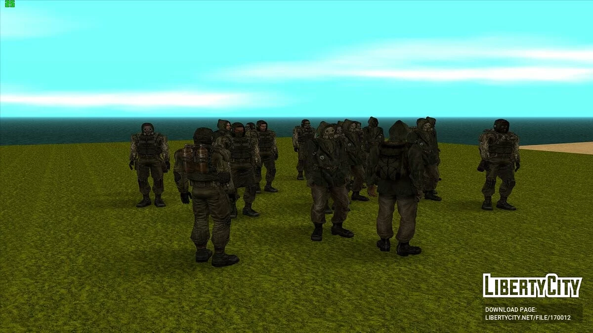 Группировка «Пилигримы» из S.T.A.L.K.E.R / GTA San Andreas