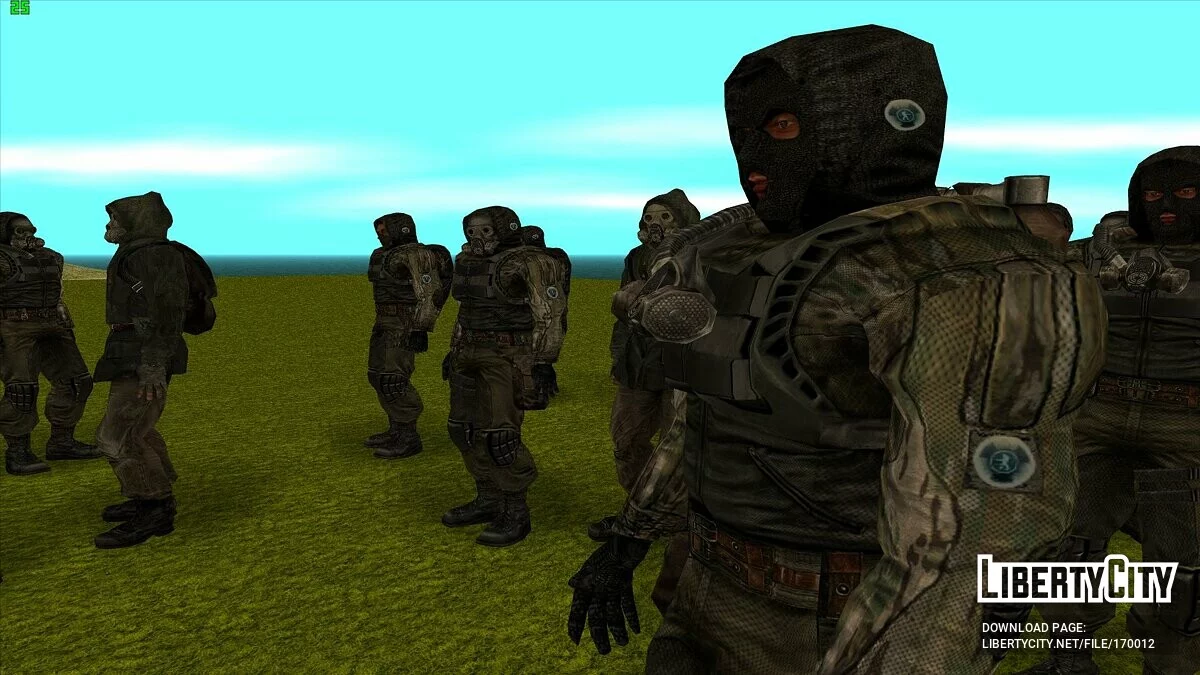Группировка «Пилигримы» из S.T.A.L.K.E.R / GTA San Andreas