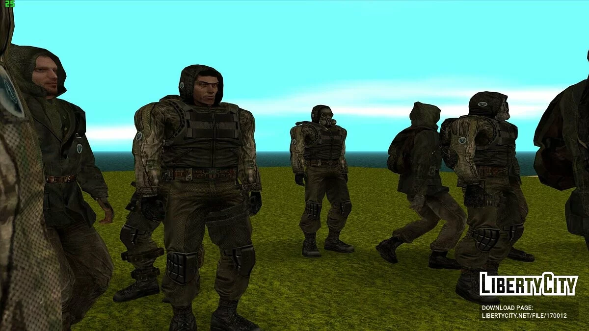 Группировка «Пилигримы» из S.T.A.L.K.E.R / GTA San Andreas