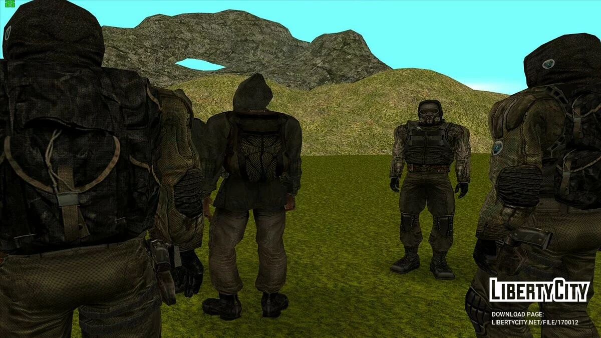 Группировка «Пилигримы» из S.T.A.L.K.E.R / GTA San Andreas