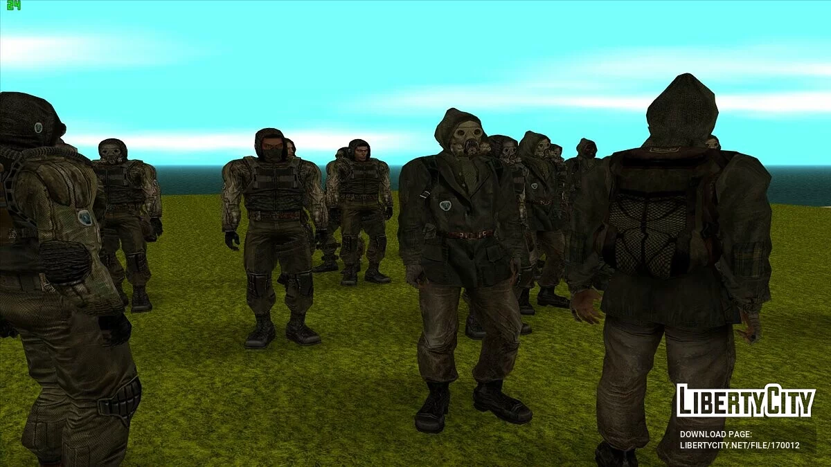 Группировка «Пилигримы» из S.T.A.L.K.E.R / GTA San Andreas