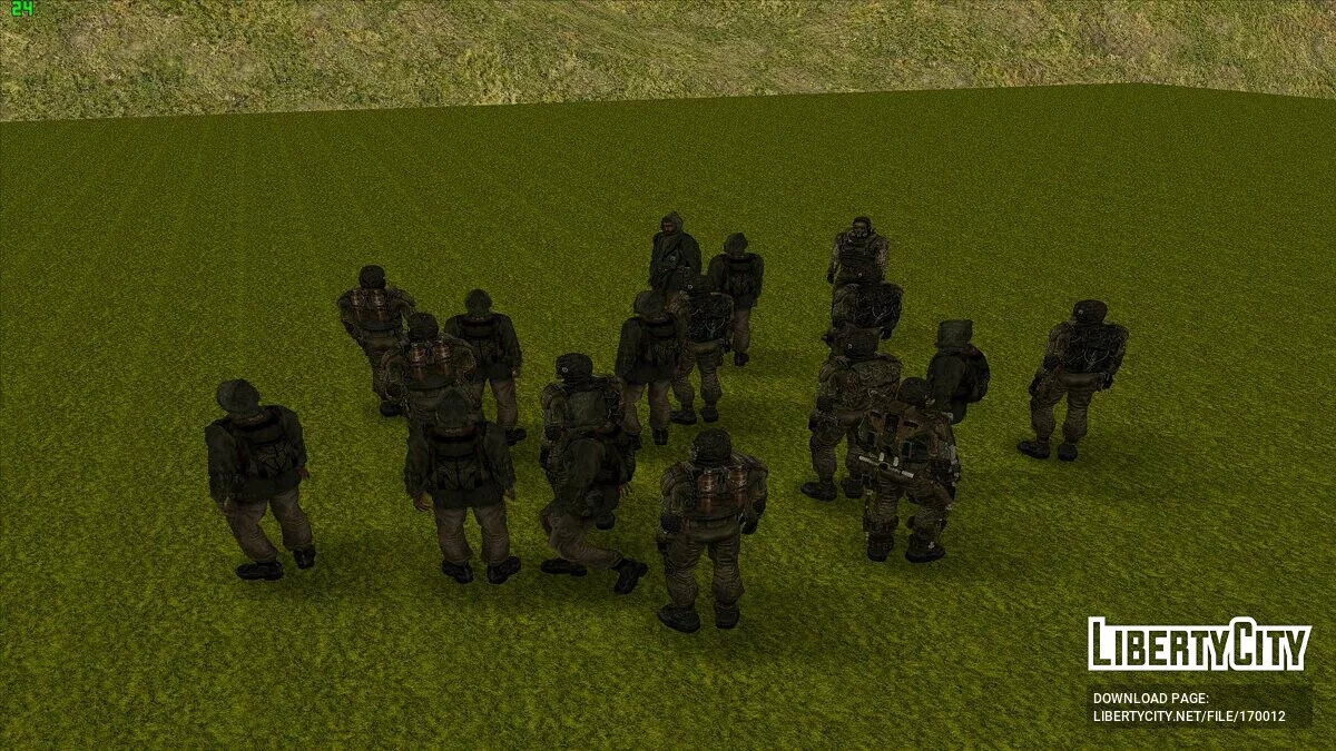 Группировка «Пилигримы» из S.T.A.L.K.E.R / GTA San Andreas