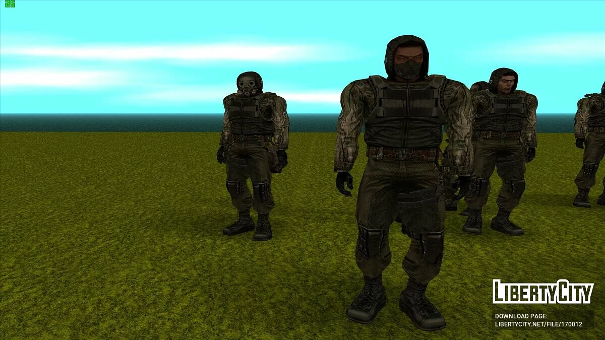 Группировка «Пилигримы» из S.T.A.L.K.E.R / GTA San Andreas