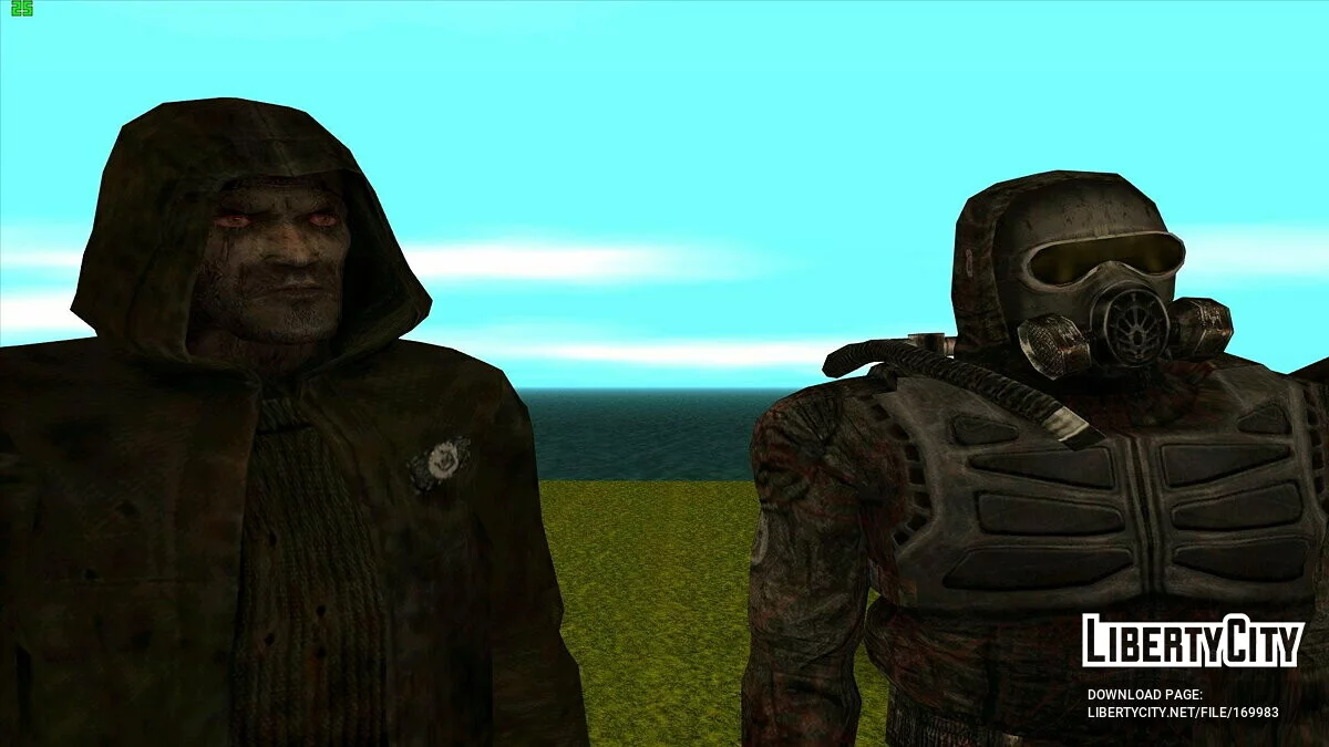 Группировка «Предвестники выброса» из S.T.A.L.K.E.R / GTA San Andreas