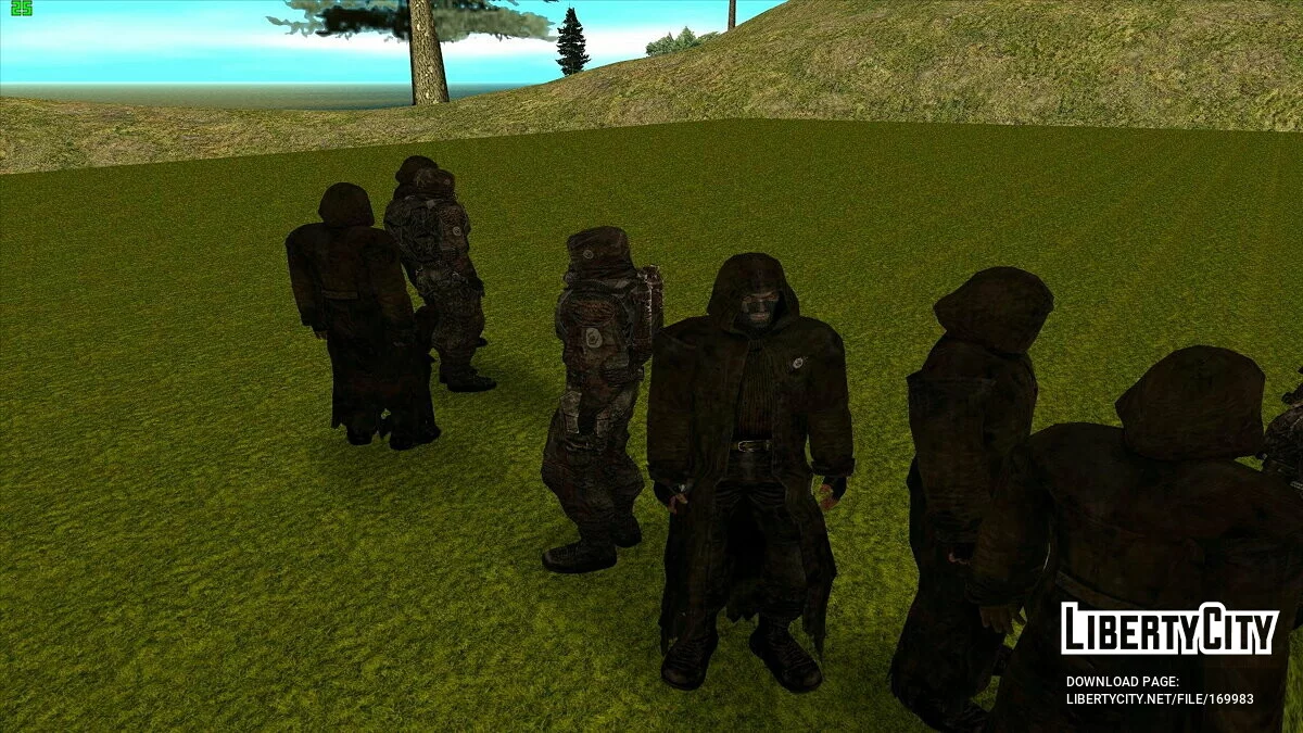 Группировка «Предвестники выброса» из S.T.A.L.K.E.R / GTA San Andreas