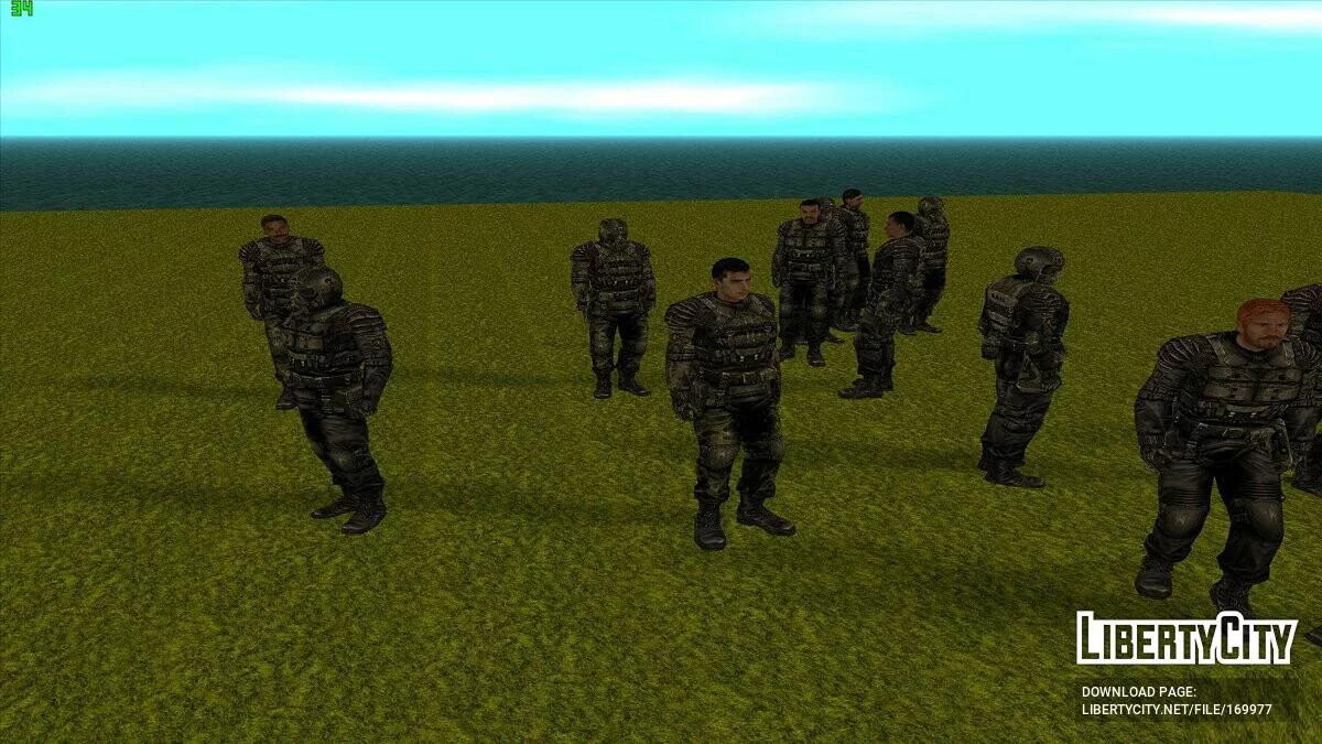 Группировка «СБ GRC» из S.T.A.L.K.E.R / GTA San Andreas