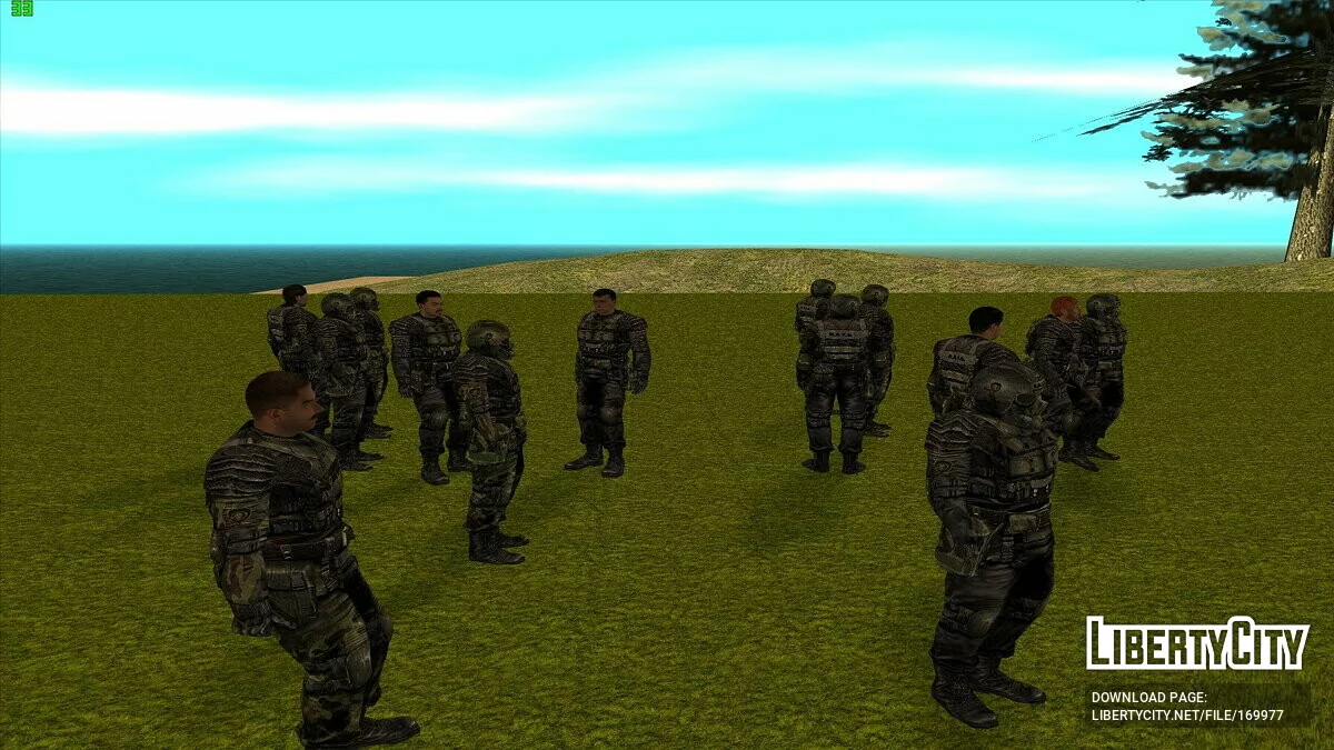 Группировка «СБ GRC» из S.T.A.L.K.E.R / GTA San Andreas