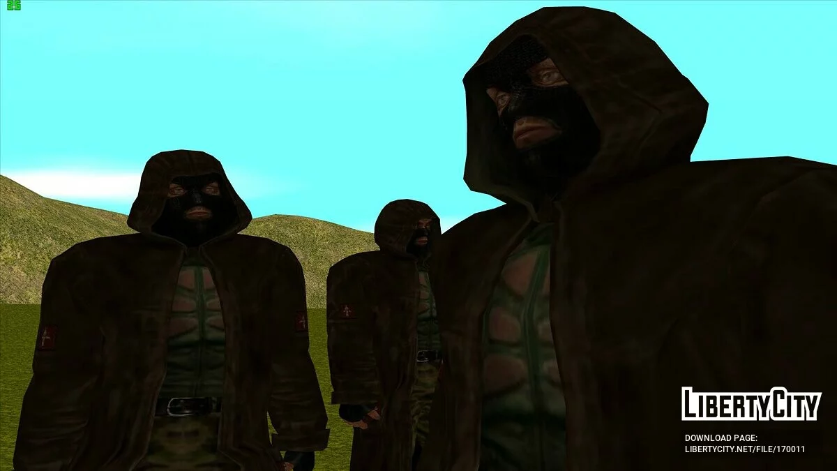 Группировка «Шаманы» из S.T.A.L.K.E.R / GTA San Andreas