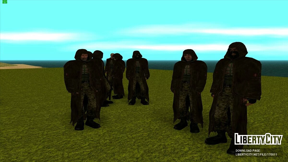 Группировка «Шаманы» из S.T.A.L.K.E.R / GTA San Andreas