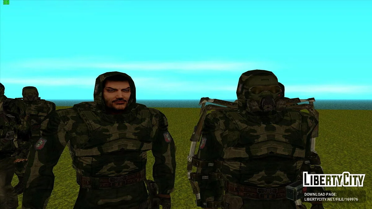 Группировка «Спектрум» из S.T.A.L.K.E.R / GTA San Andreas