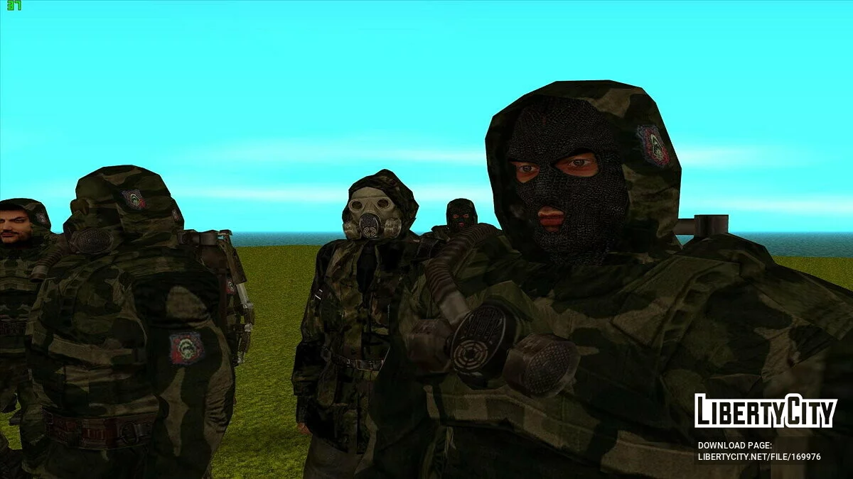 Группировка «Спектрум» из S.T.A.L.K.E.R / GTA San Andreas