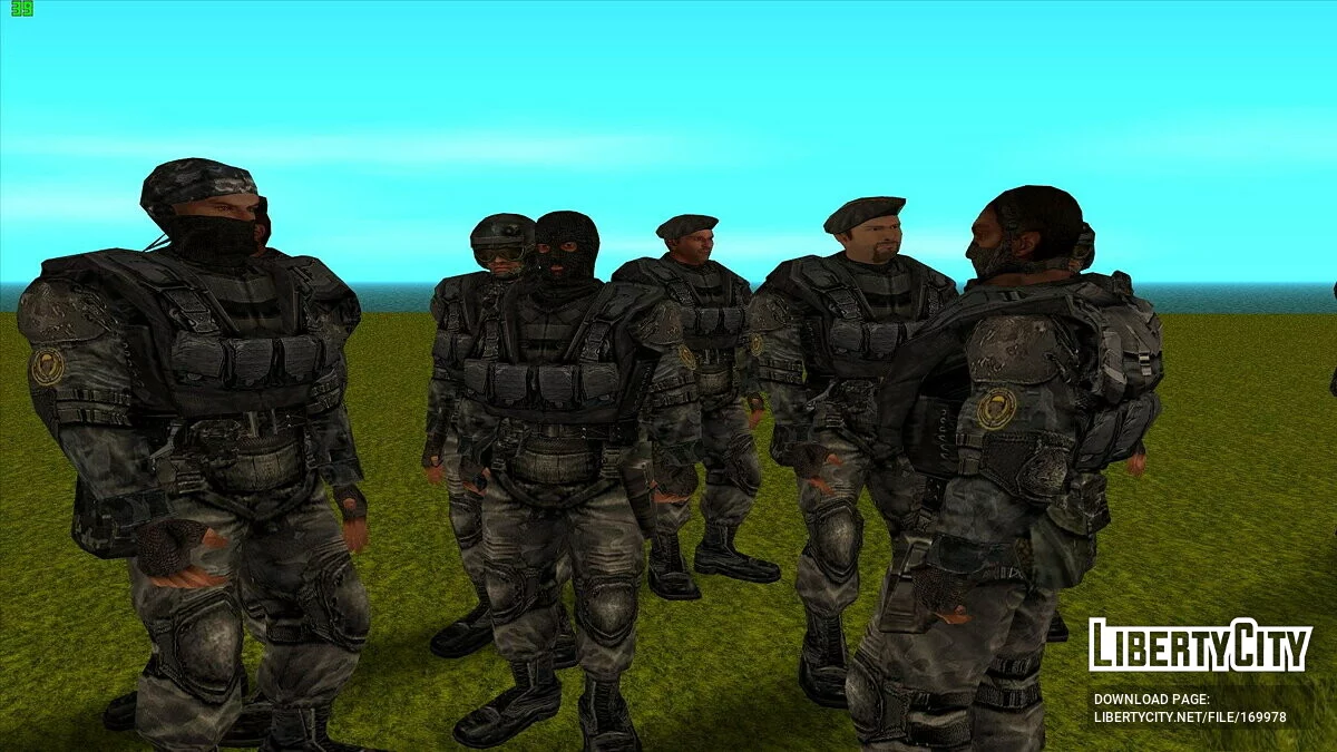Группировка «Стрела» из S.T.A.L.K.E.R / GTA San Andreas