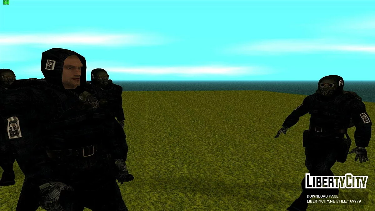 Группировка «Темное братство» из S.T.A.L.K.E.R / GTA San Andreas