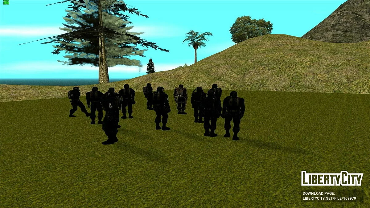 Группировка «Темное братство» из S.T.A.L.K.E.R / GTA San Andreas