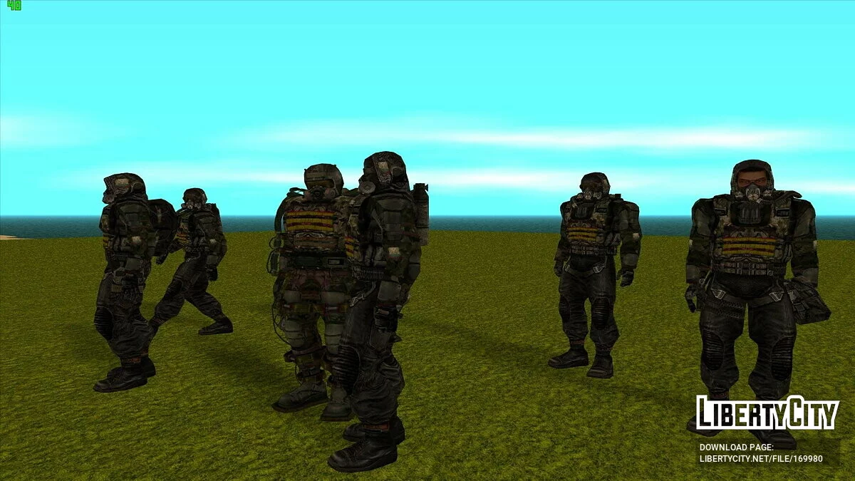 Группировка «Ультиматум» из S.T.A.L.K.E.R / GTA San Andreas