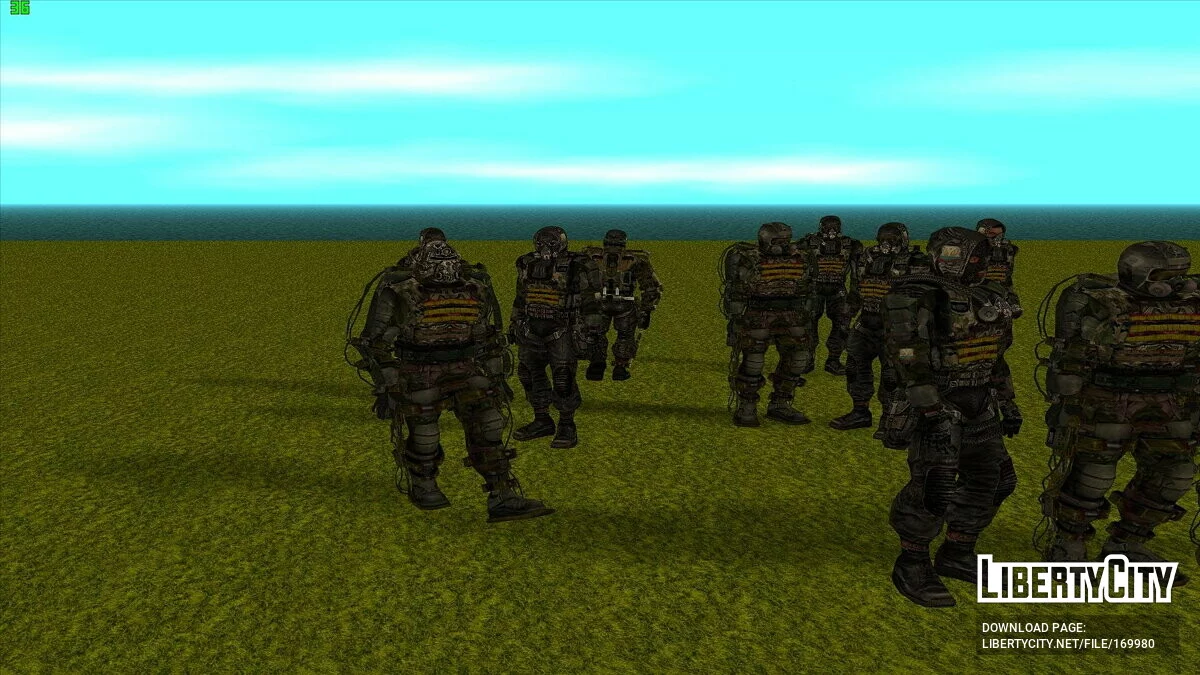 Группировка «Ультиматум» из S.T.A.L.K.E.R / GTA San Andreas