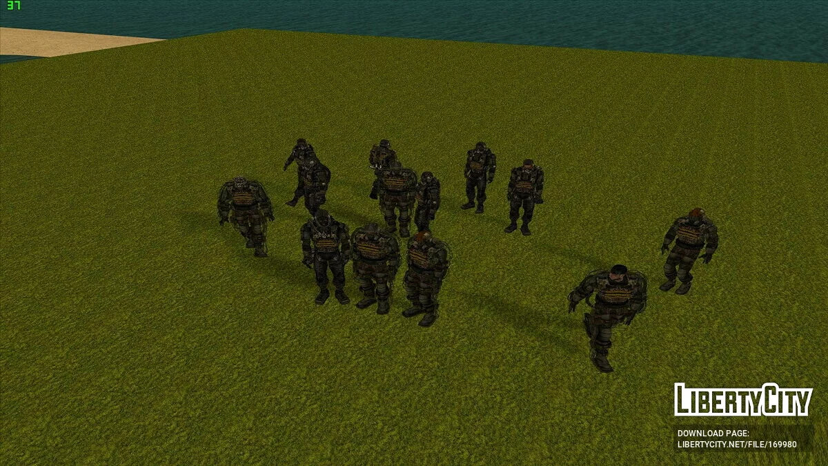 Группировка «Ультиматум» из S.T.A.L.K.E.R / GTA San Andreas