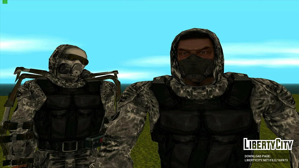 Группировка «X7» из S.T.A.L.K.E.R / GTA San Andreas