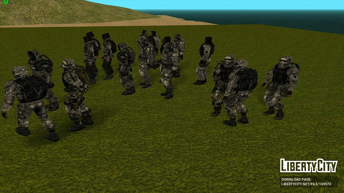 Группировка «X7» из S.T.A.L.K.E.R / GTA San Andreas