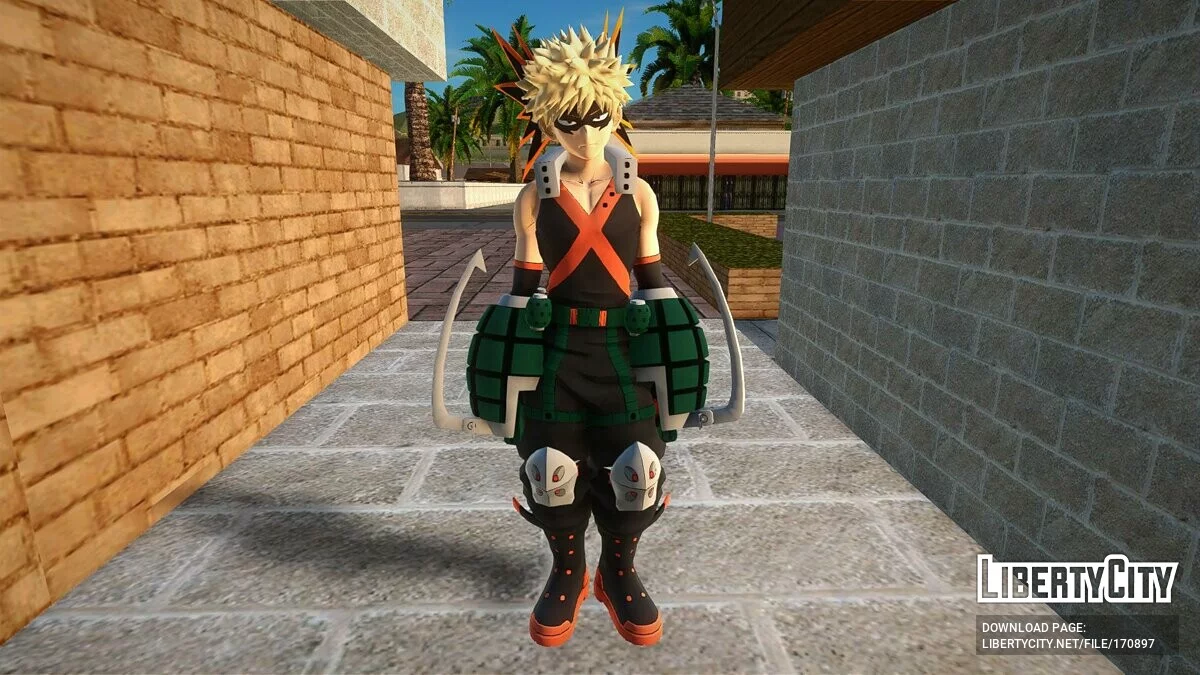 Сборник скинов из My Hero Academia / GTA San Andreas