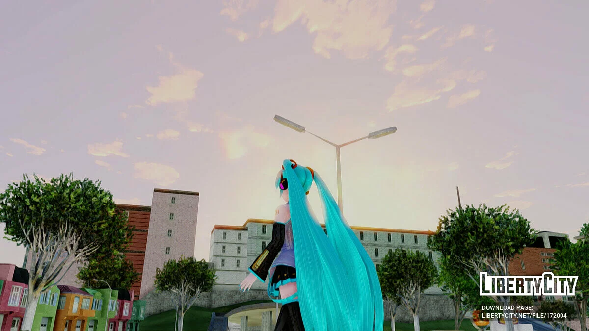 Hatsune Miku + Аксессуары (PDFT) / GTA San Andreas